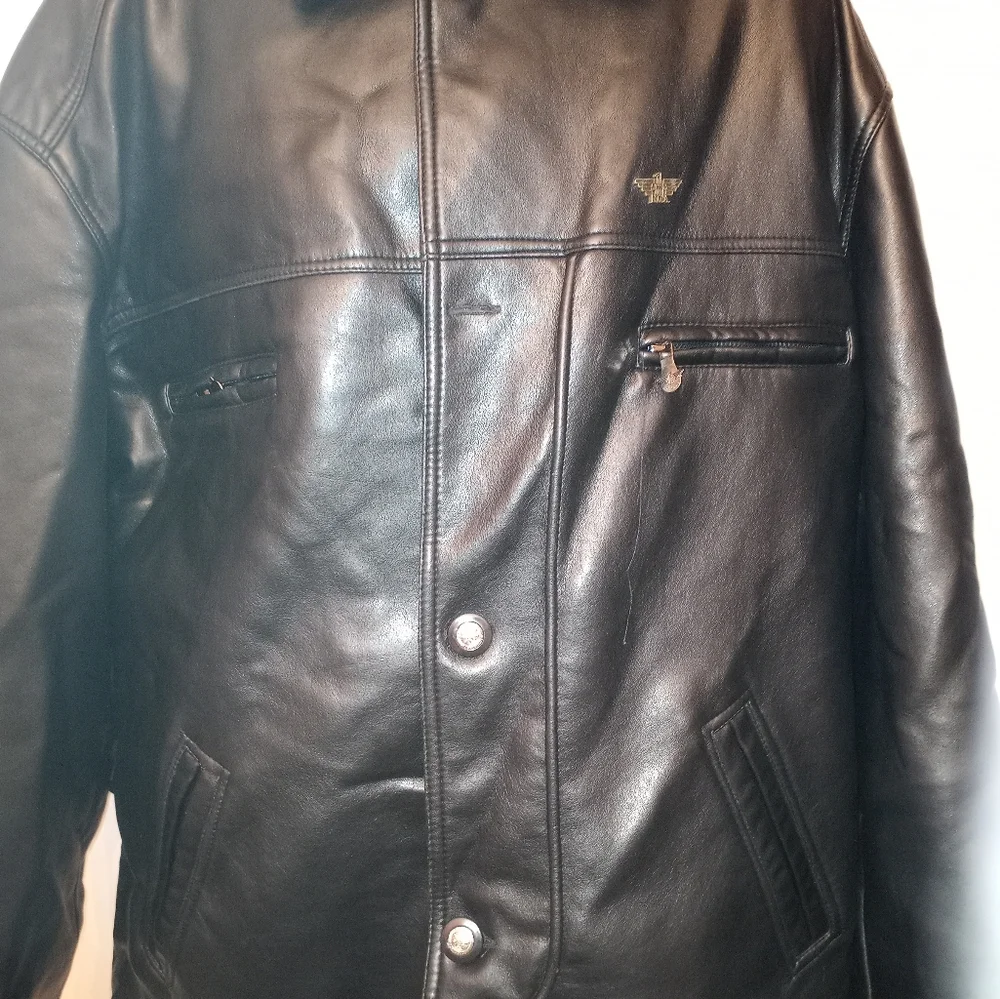 Reportage R.G.A. men leather coat - Picture 1 of 4
